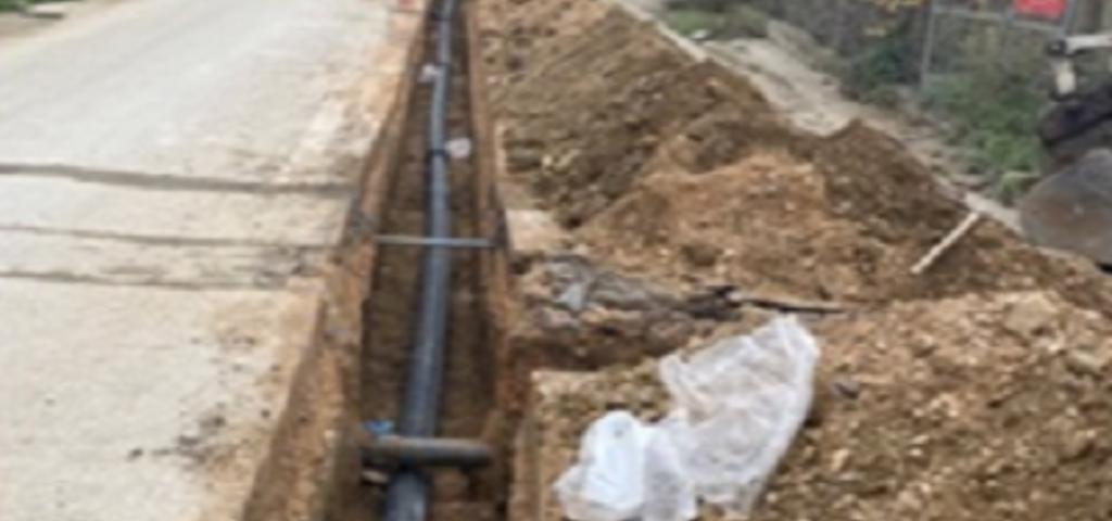 Water pipes replacement project in Skiathos network under development